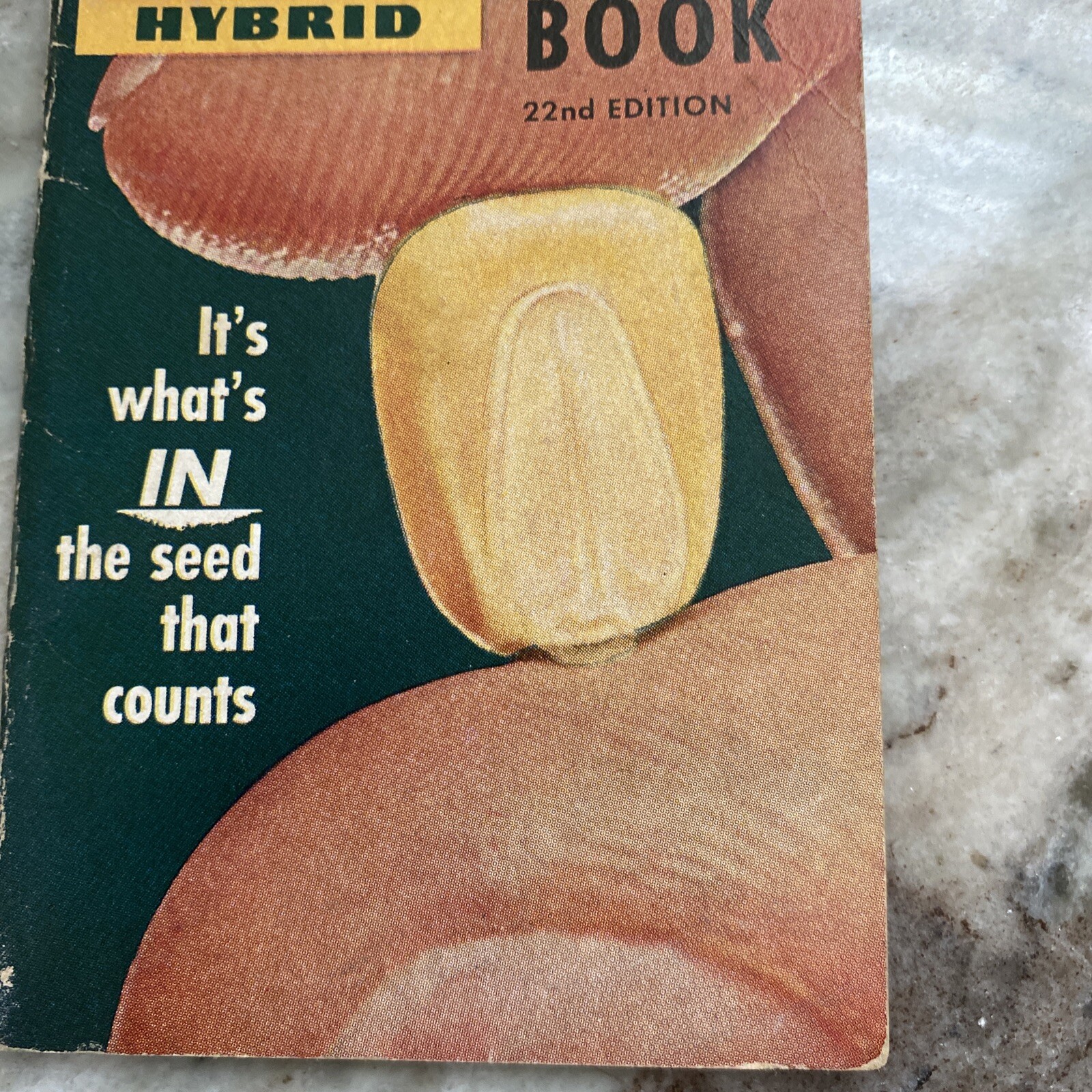 CORN DATA NOTEBOOK FUNK&rsquo;S HYBRID ADVERTISING 1960 GRANT & SON Stonington Ill