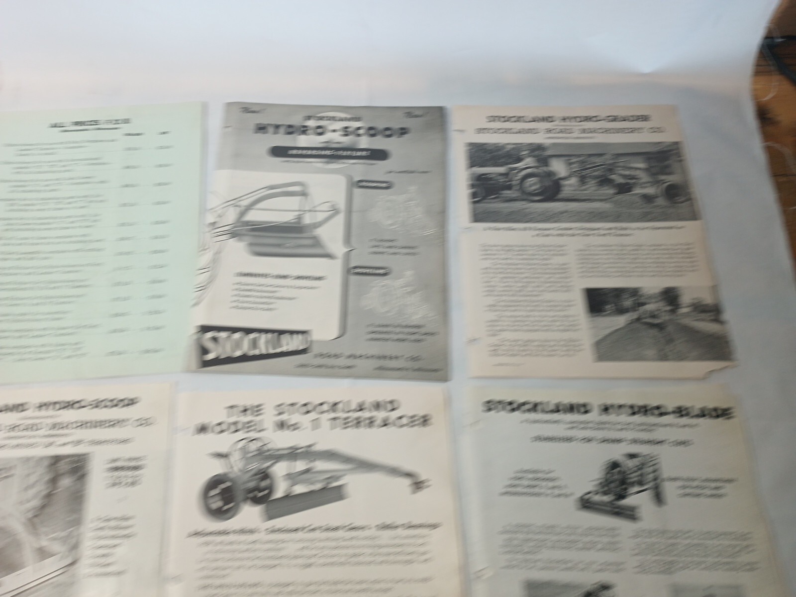 Lot Of Vintage Original Advertising Brochures From Stockland G94 2