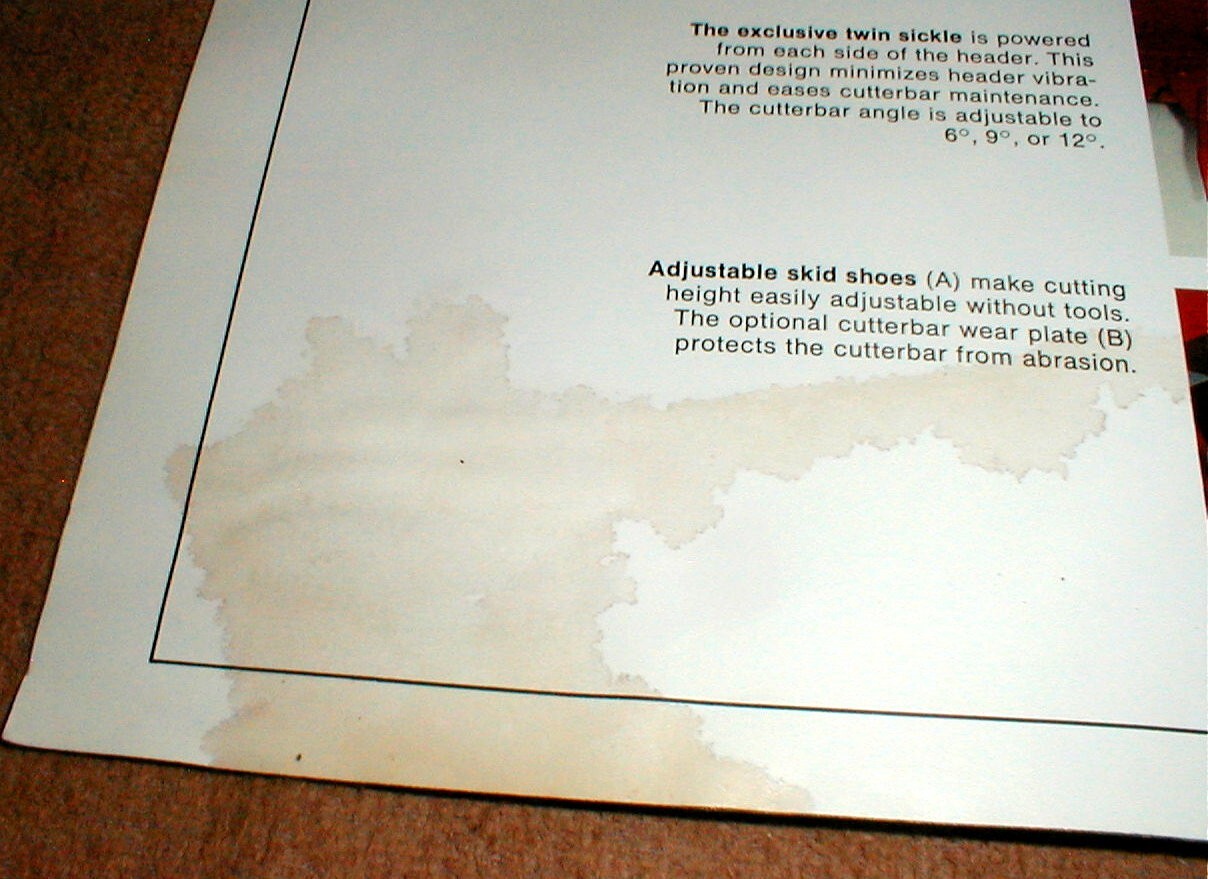 Sperry New Holland Pivot-Tongue Windrower 1980 Full Color 8 Page Dealer Brochure