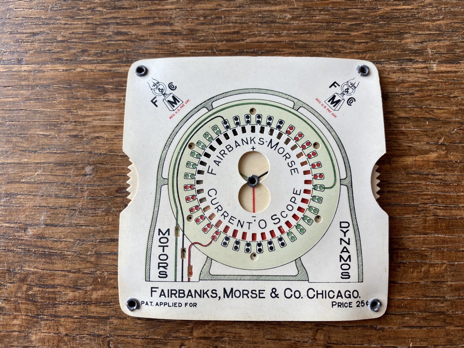 Fairbanks Morse Celluloid Current’ O Scope Dynamos & Motors Hit Miss Gas Engine