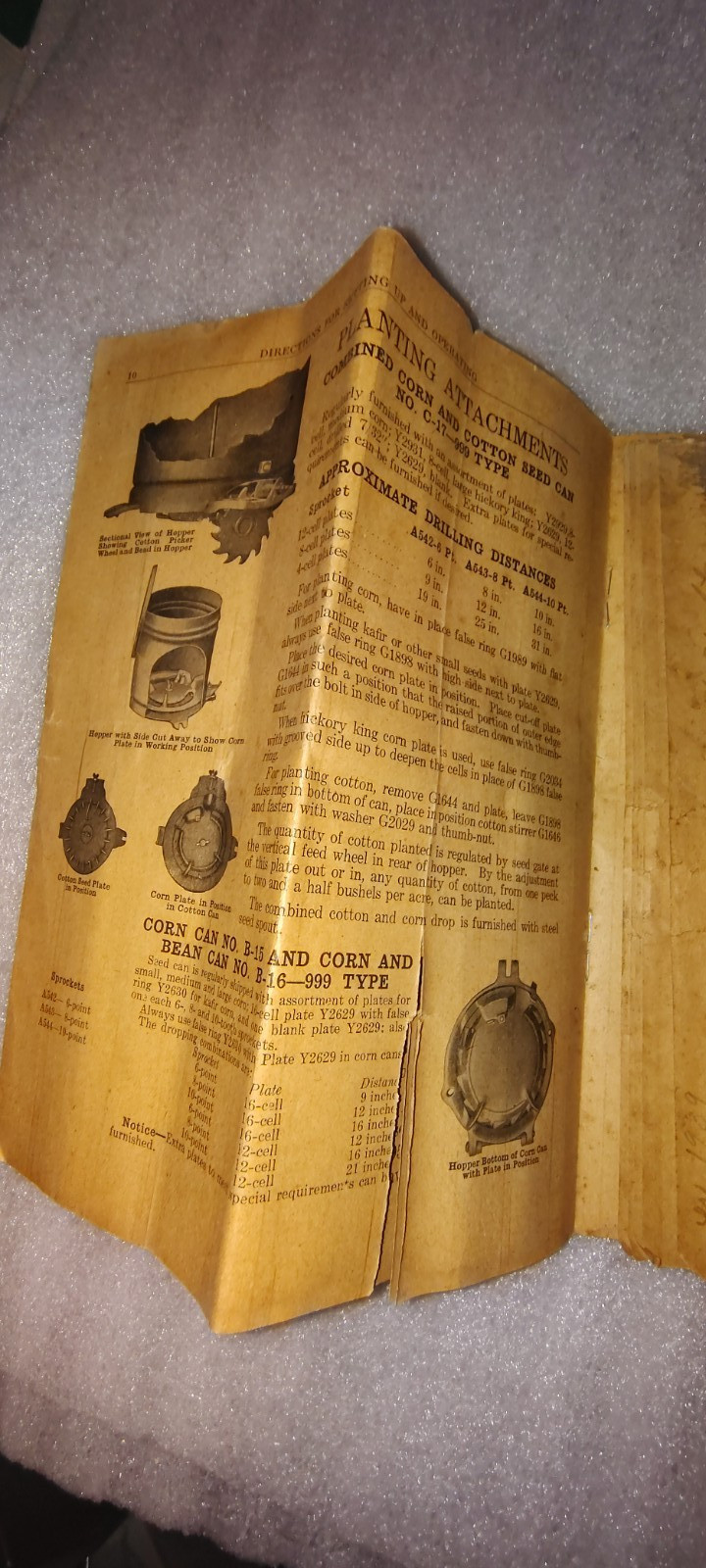 John Deere 1920s 1930s Series Lister Operator & Parts Manual