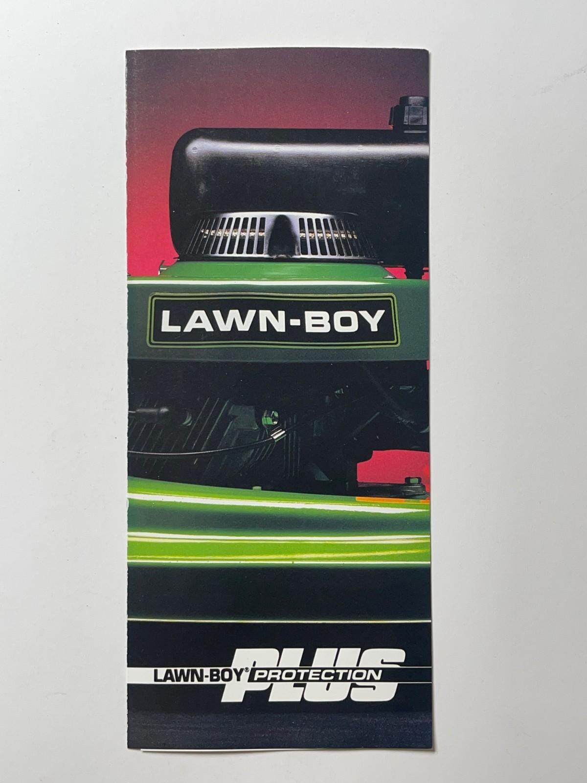 Original 1986 Lawn-Boy Mowers Protection Plus Plan Sale Brochure