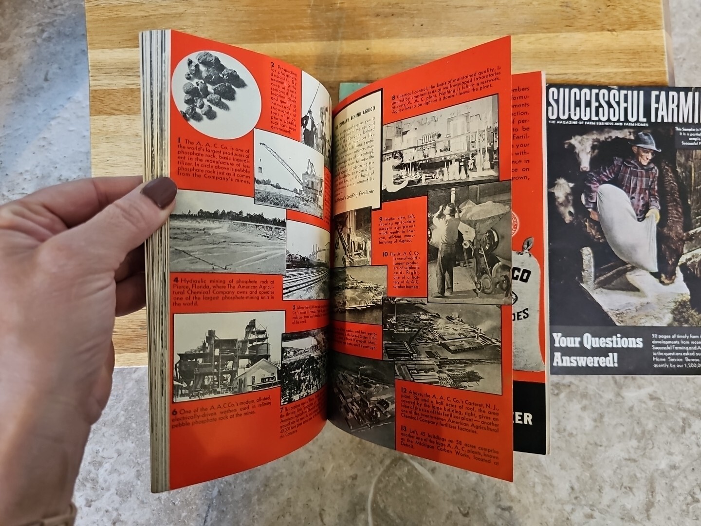 successful farming sample fertilizer tractor book magazine 1944 47 etc