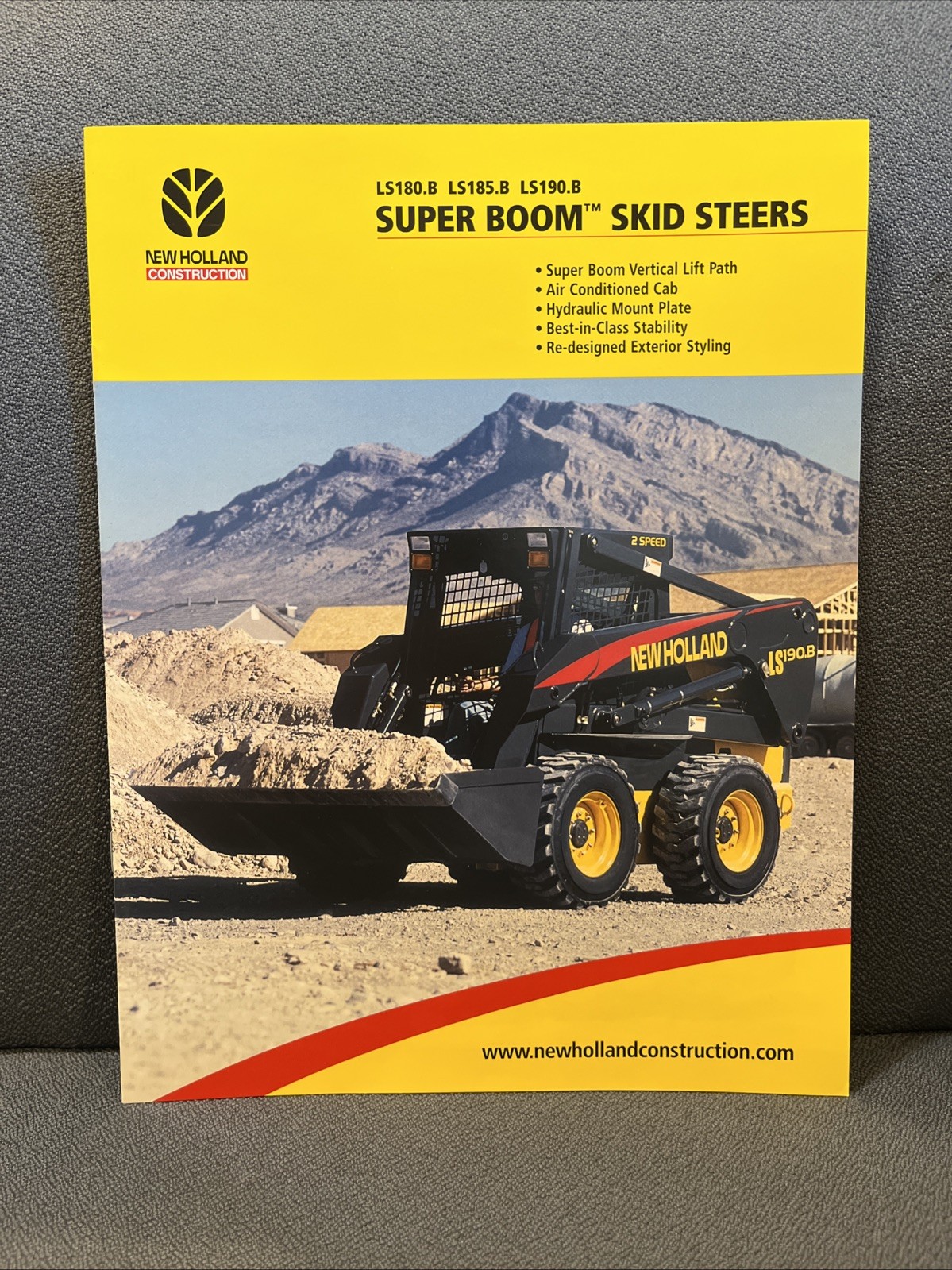 New Holland LS.B Skid Steer Sales Brochure