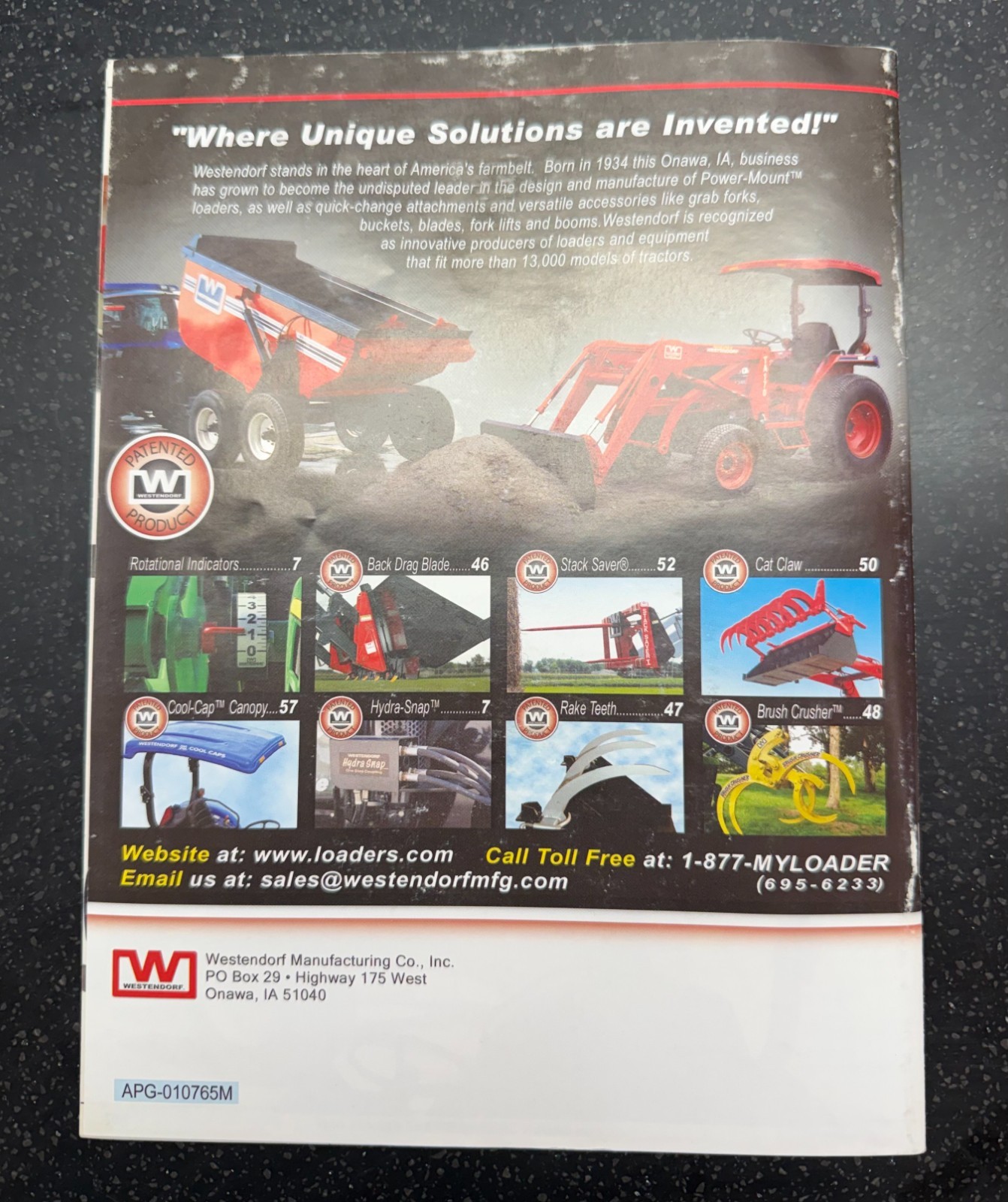 Westendorf « The Loader Specialists » All Product Guide Volume 3 Issue 3