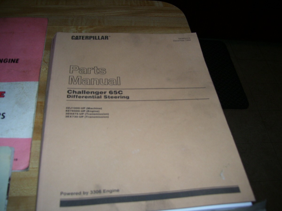 Lot #16G Farm Equipment Manuals IHC 300 Tractor Caterpillar Woods Versatile