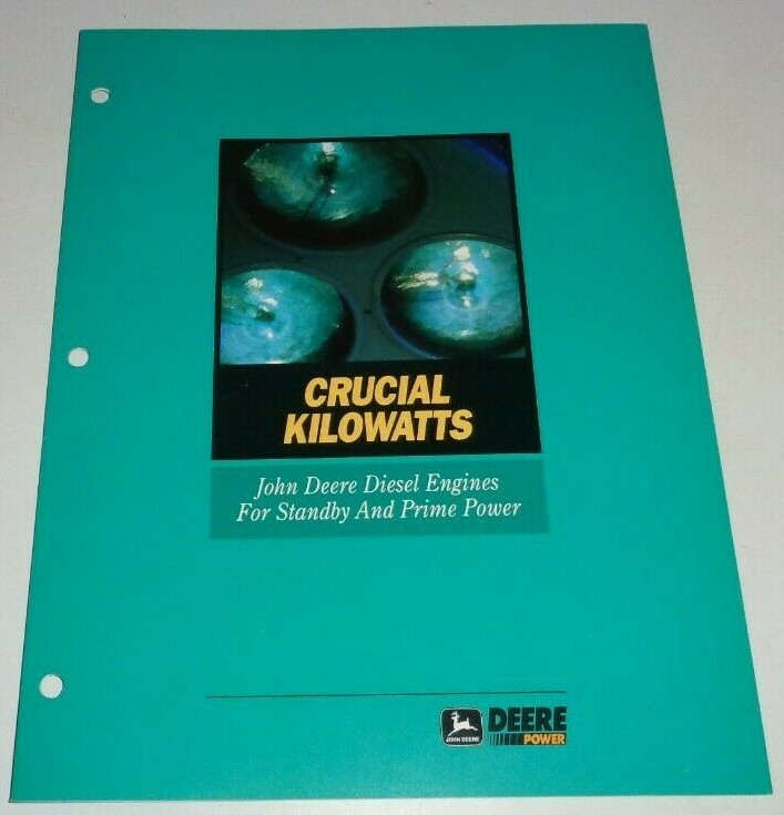 John Deere Diesel Engines for Standby & Prime Power Sales Brochure 4039D-6619A