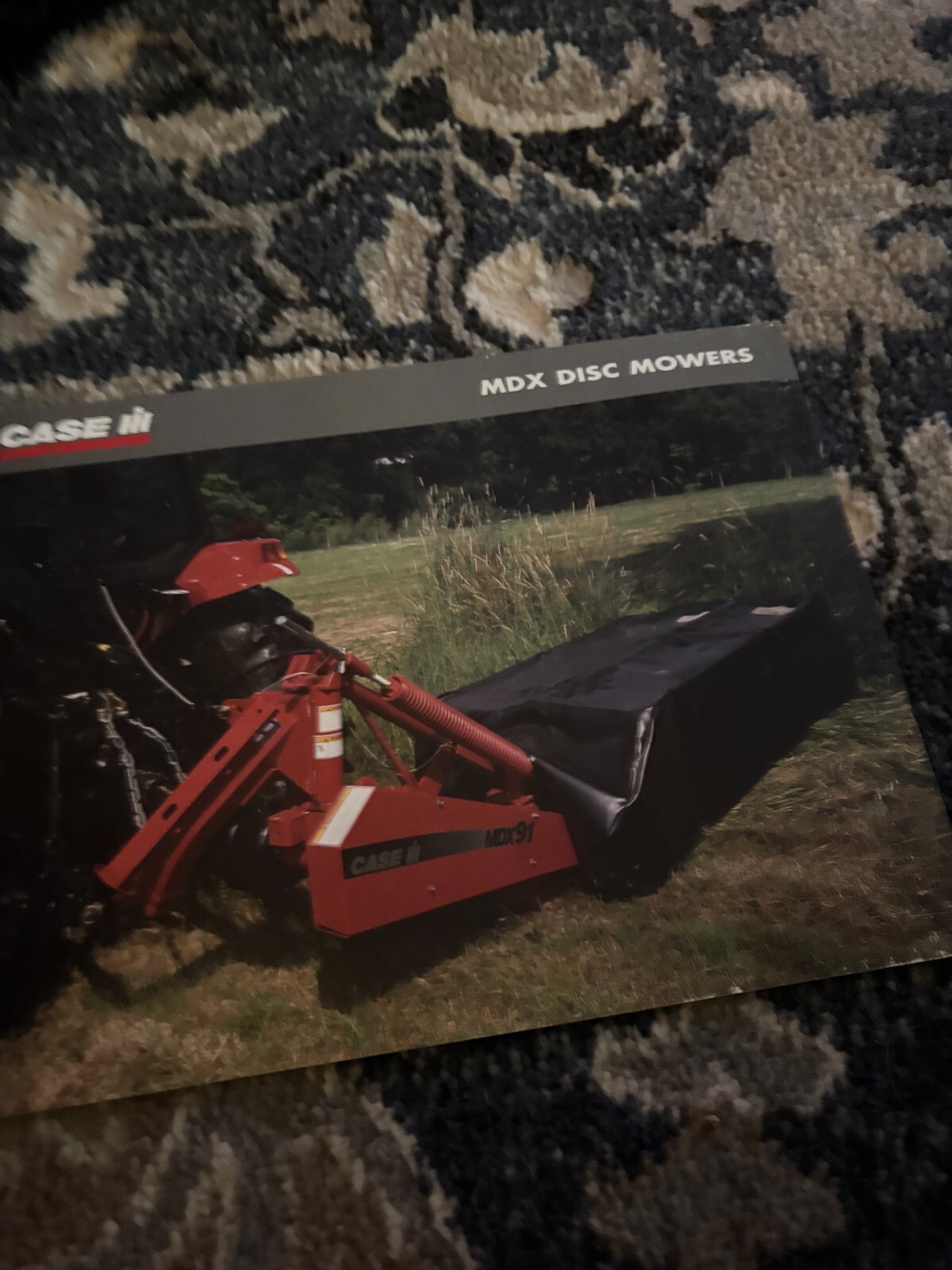 Case International MDX Economy Disc Mowers for 2003 Brochure FCCA24