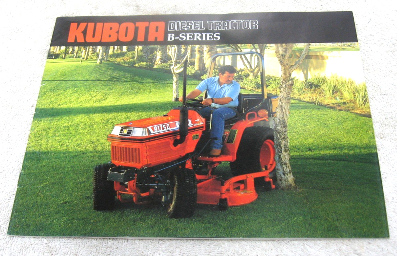 VINTAGE 1988 KUBOTA DIESEL TRACTOR B SERIES BROCHURE B2150E 2150D HSE HSD