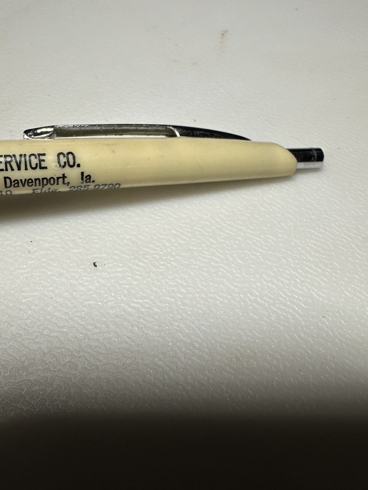 Vintage Davenport Iowa SM Service Company FS Seeds Farming Ag Advertising IA Pen