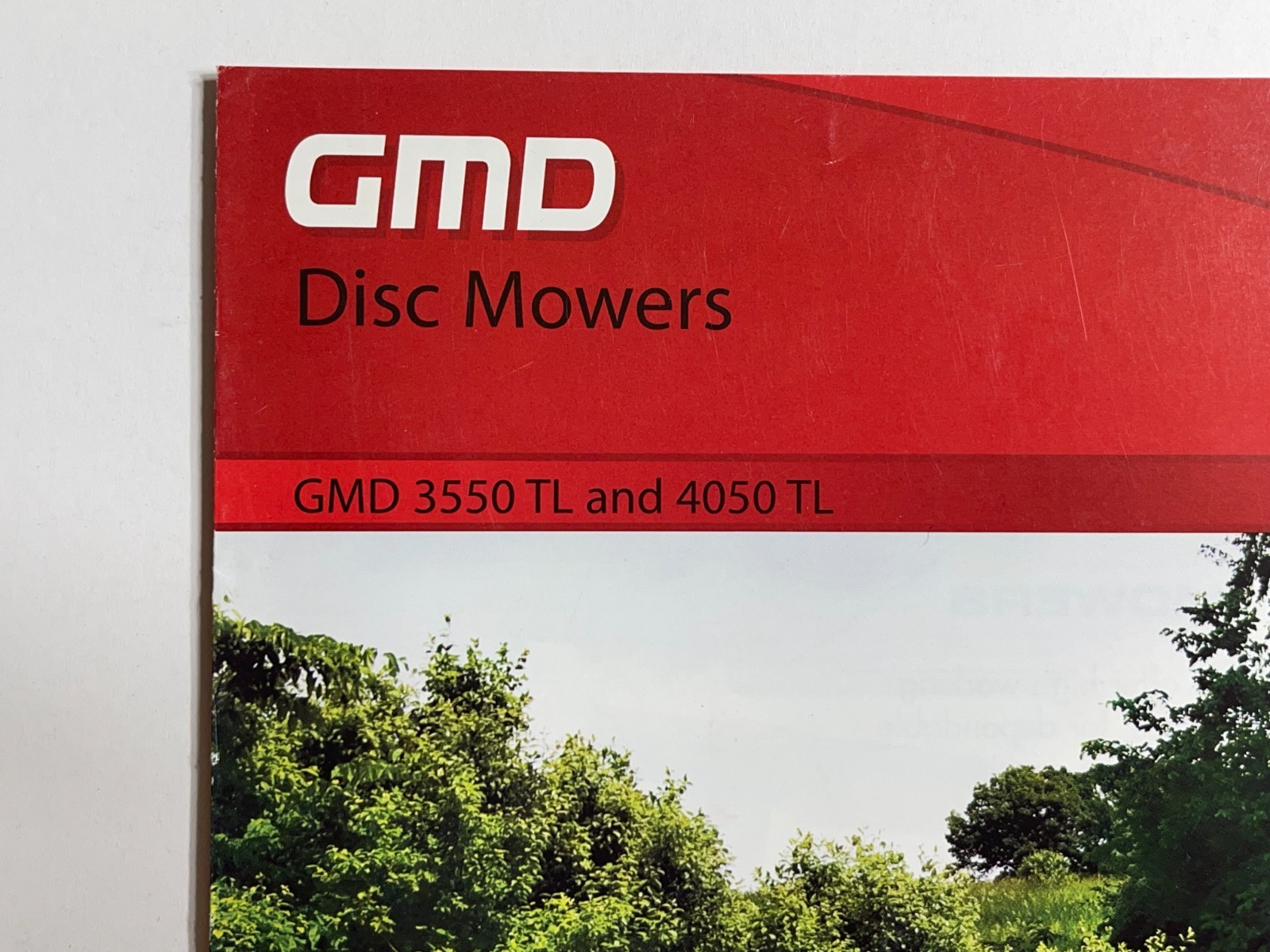 Kuhn GMB 3550 TL and 4050 TL Disc Mowers – Sales Brochure *Showroom Dealer Item*