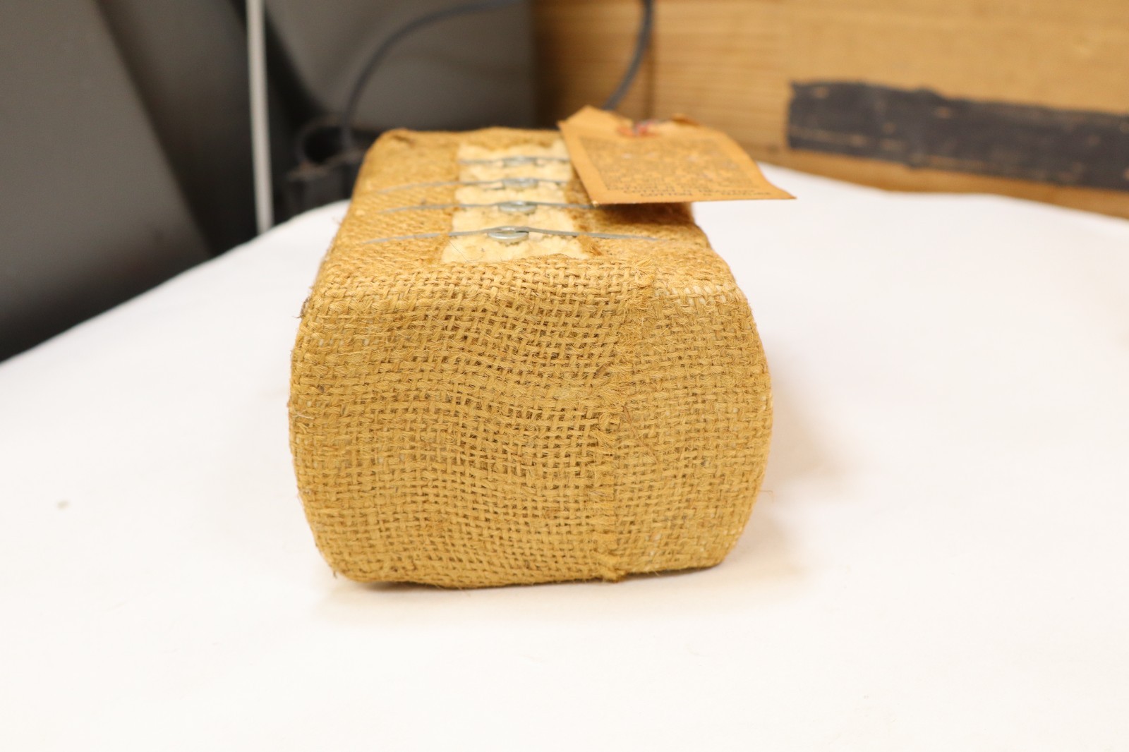 Texas cotton bale Vintage Display Paperweight