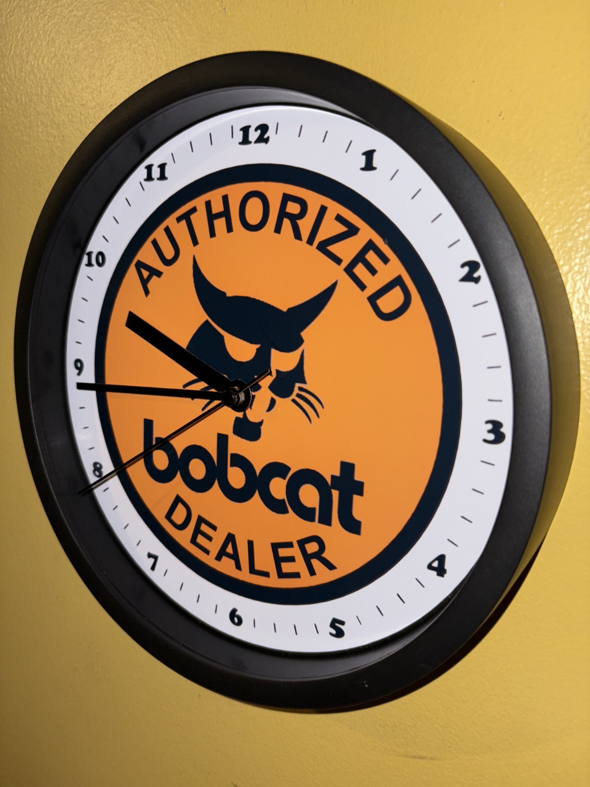 BOBCAT Skid Steer DEALER Farm tractor Garage wall clock