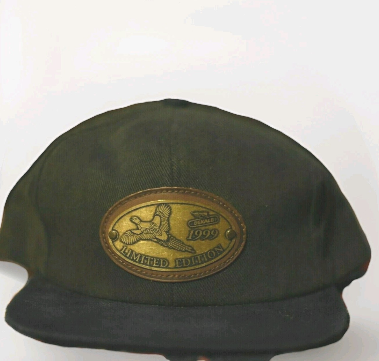 Vtg Dekalb Limited Edition 1999 Hat Snapback Metal Farm K Product Blue Green USA