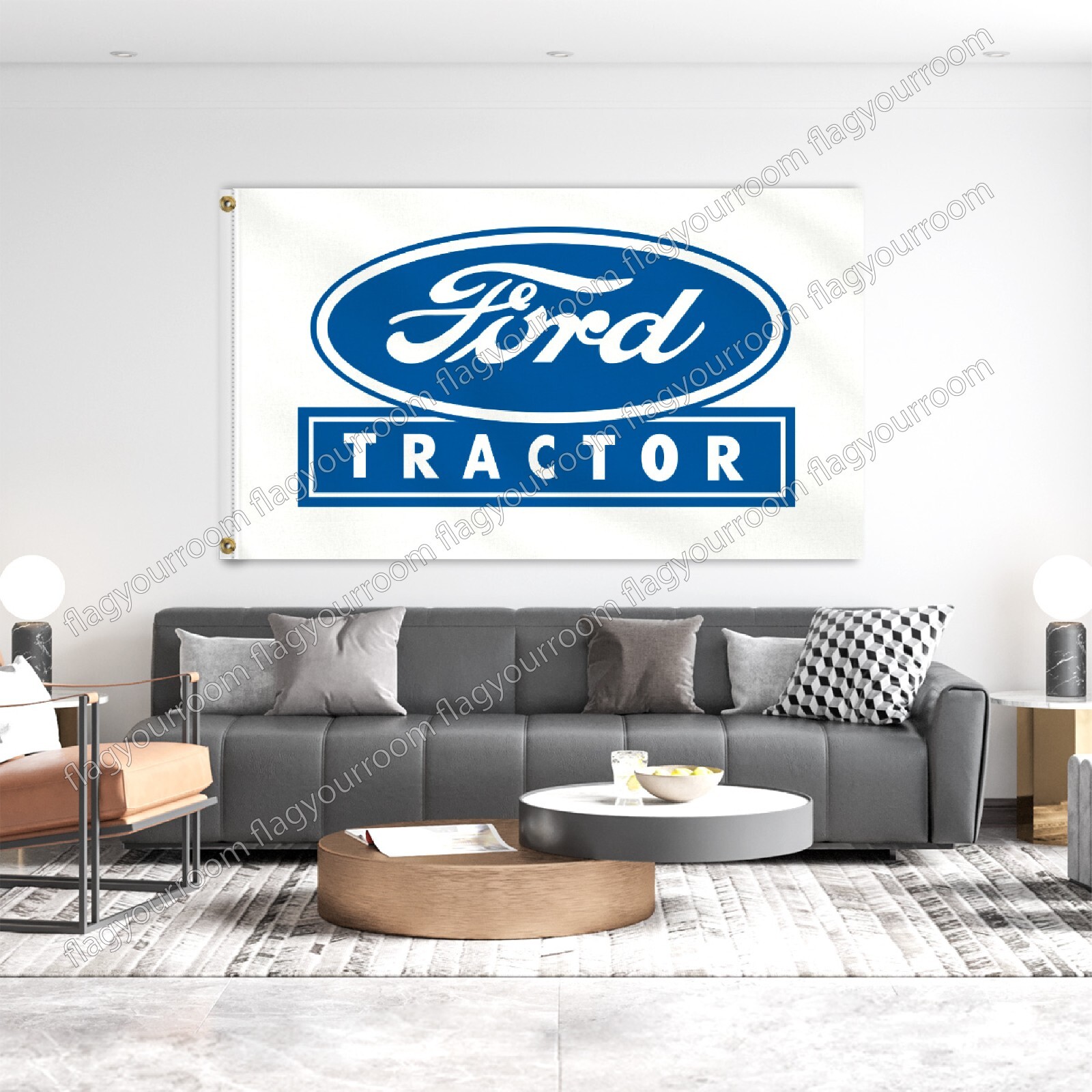 Ford Tractor 3X5 ft USA Banner Truck Quality Farm Garage Wall Sign FREE Shipping