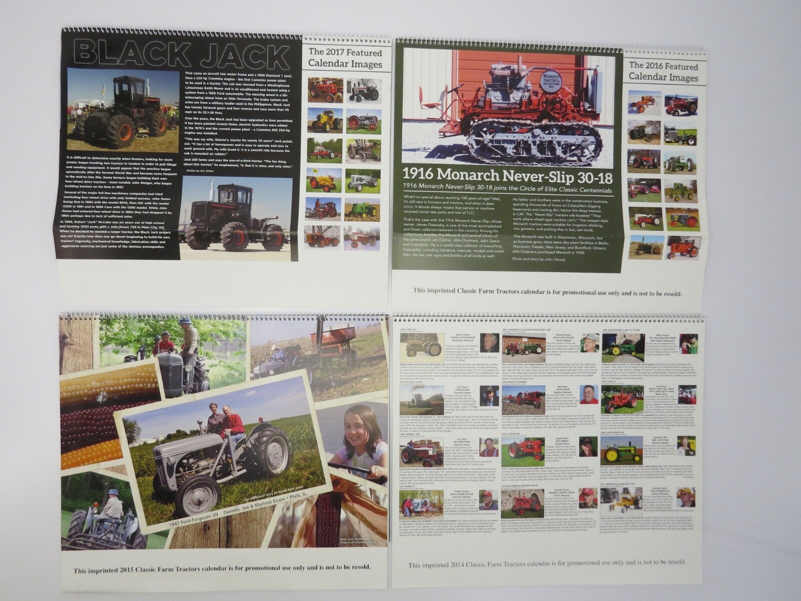 26 Classic Farm Tractors Calendars 3rd-28th Collector&rsquo;s Edition 1992-2017 DuPont
