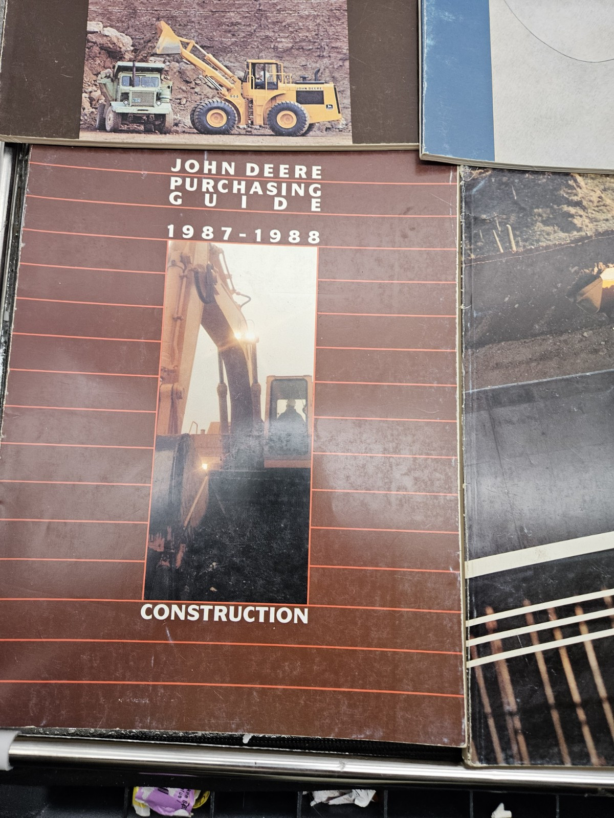 1980s John Deere Excavator Loader Construction Utility Purchasing Guide Lot 15