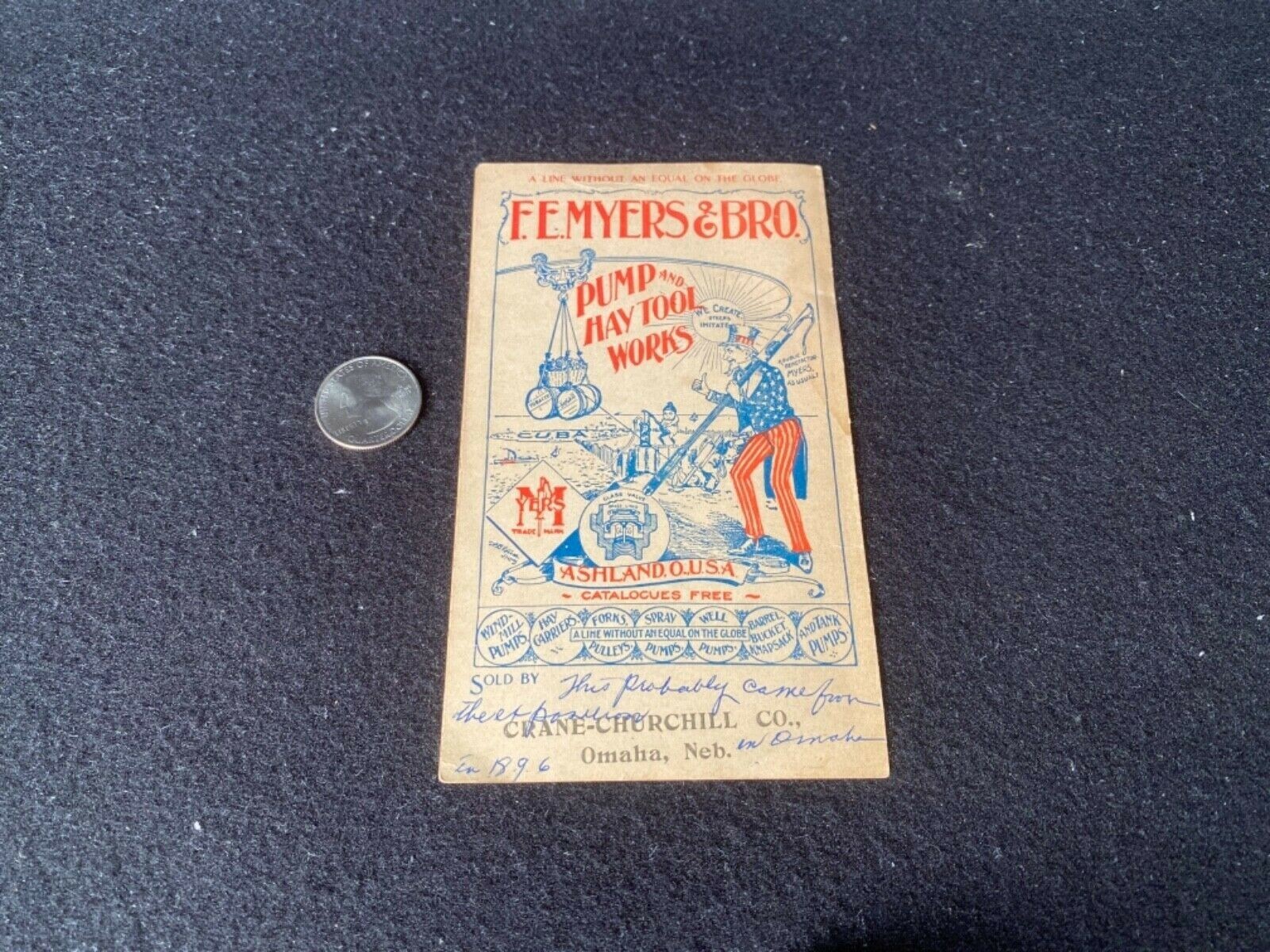 1920s F. E. Myers & Bro. Co. Ashland Hay Tool Works Cuba Import Ad Brochure