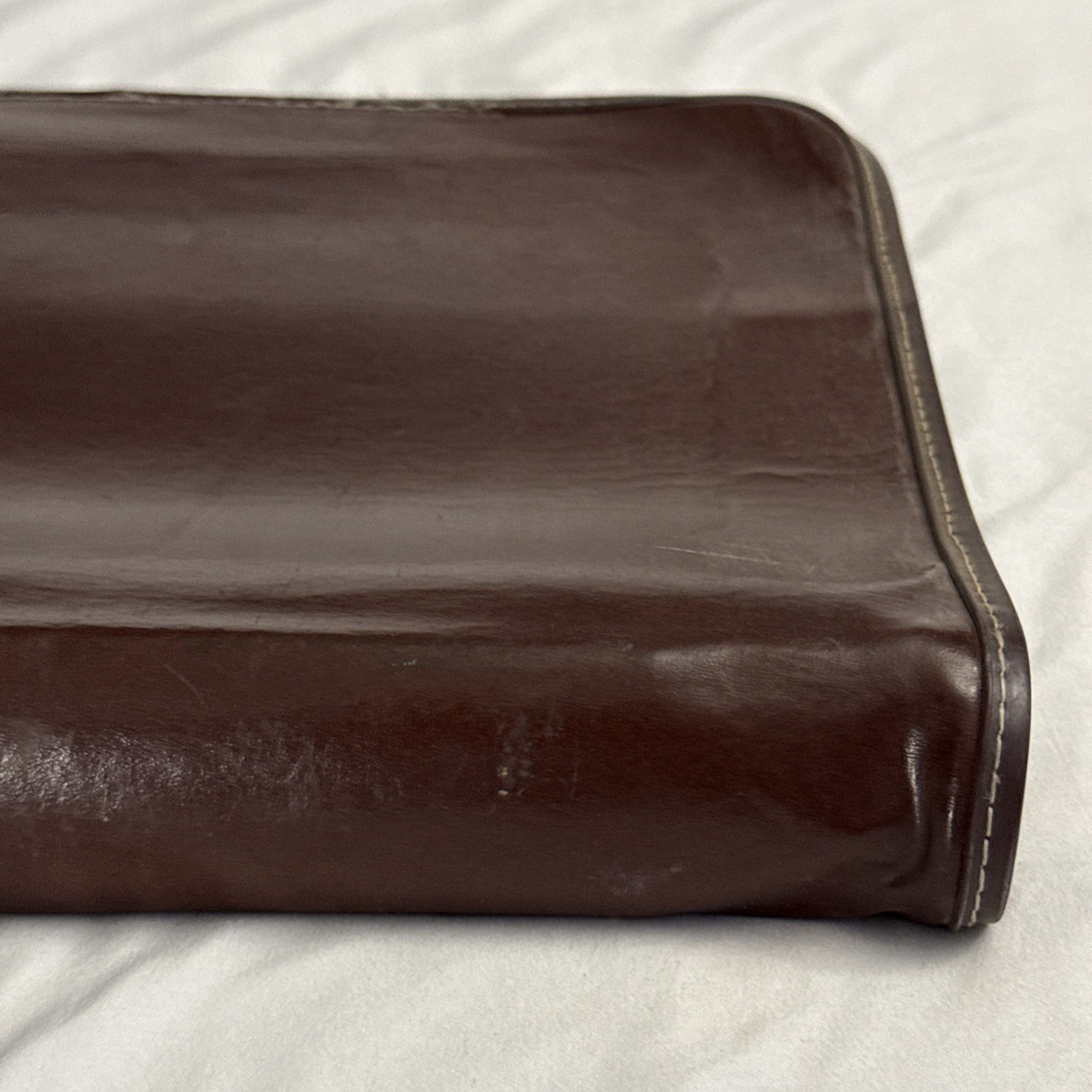 True Vintage Ringfolio National antique Leather secretary Business Binder USA