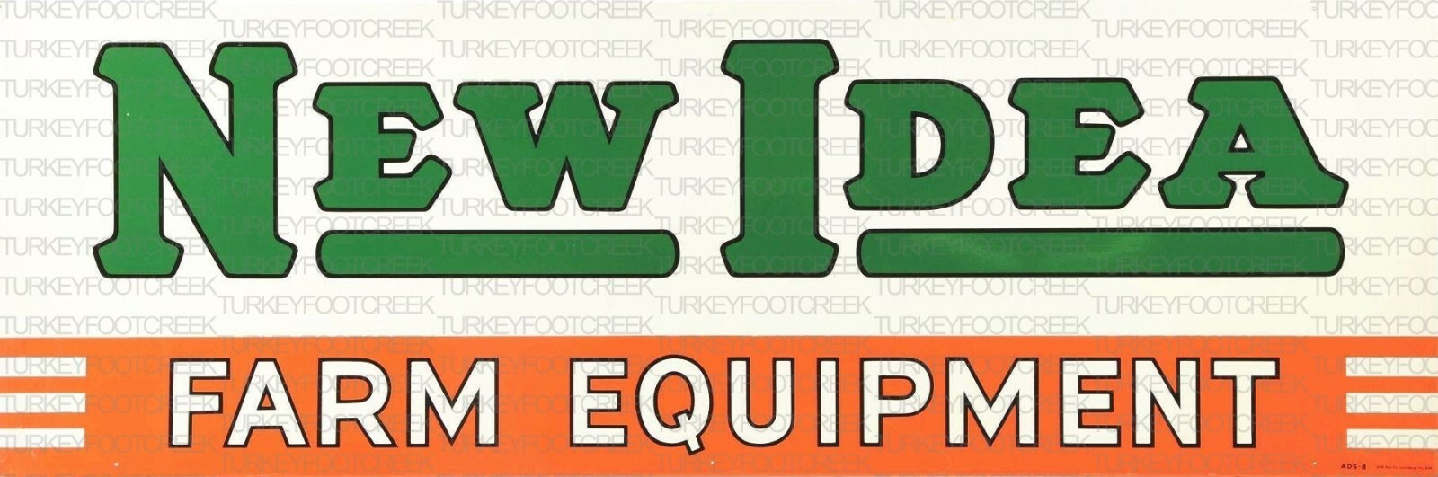 New Idea Farm Equipment 6&Prime; x 18&Prime; Metal Sign