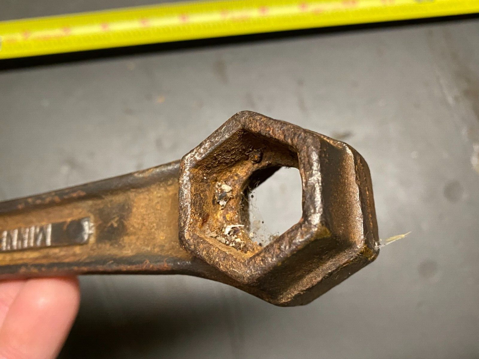 TWIN CITY TANK & SILO Vintage Wrench FARM Industrial Bung Wrench MINNEAPOLIS MN