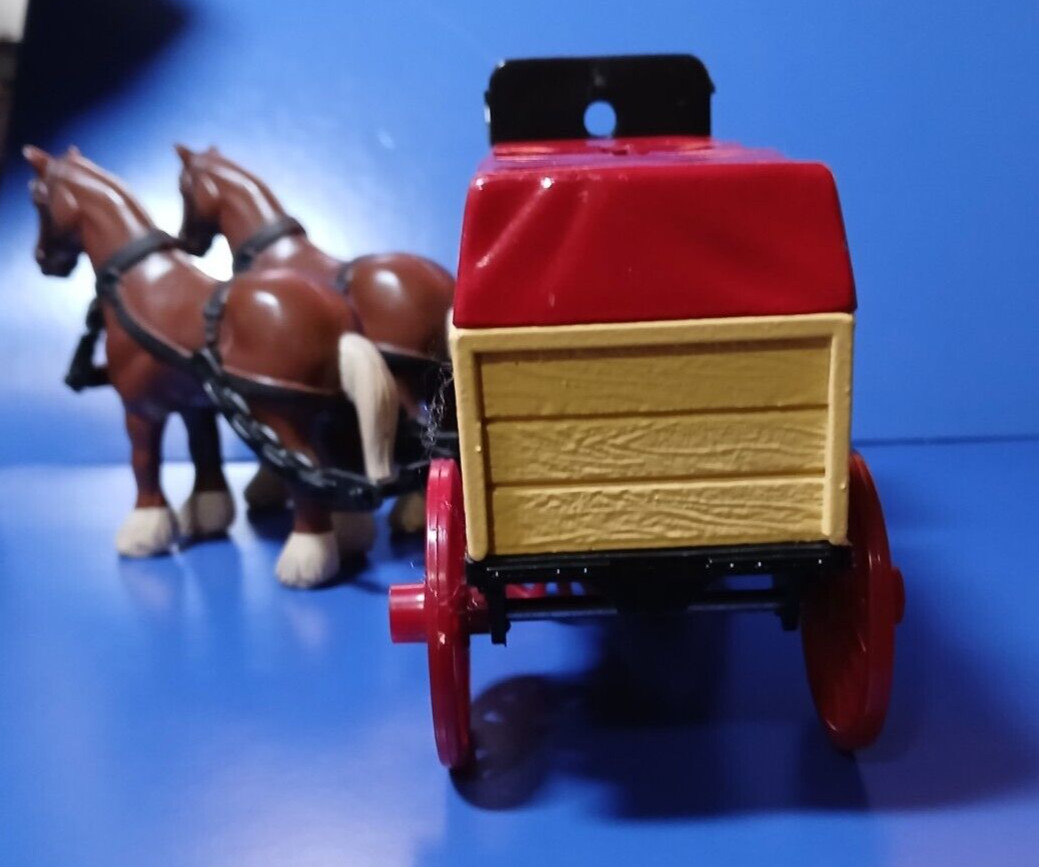 ERTL🔥Farmer&rsquo;s Almanac🪙Horse and Delivery Wagon Bank🪙