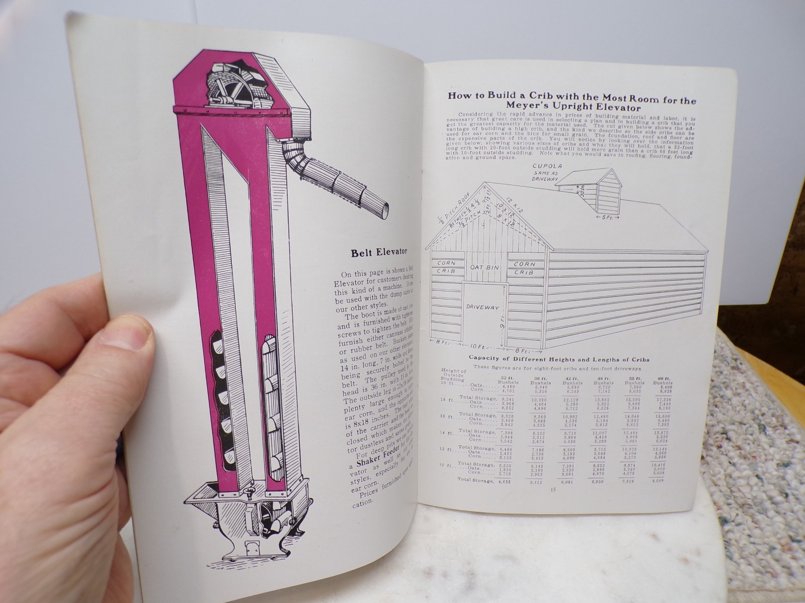 1912 Meyer&rsquo;s Upright stationary Elevators-Gas Engines Catalog-Prices Morton ILL