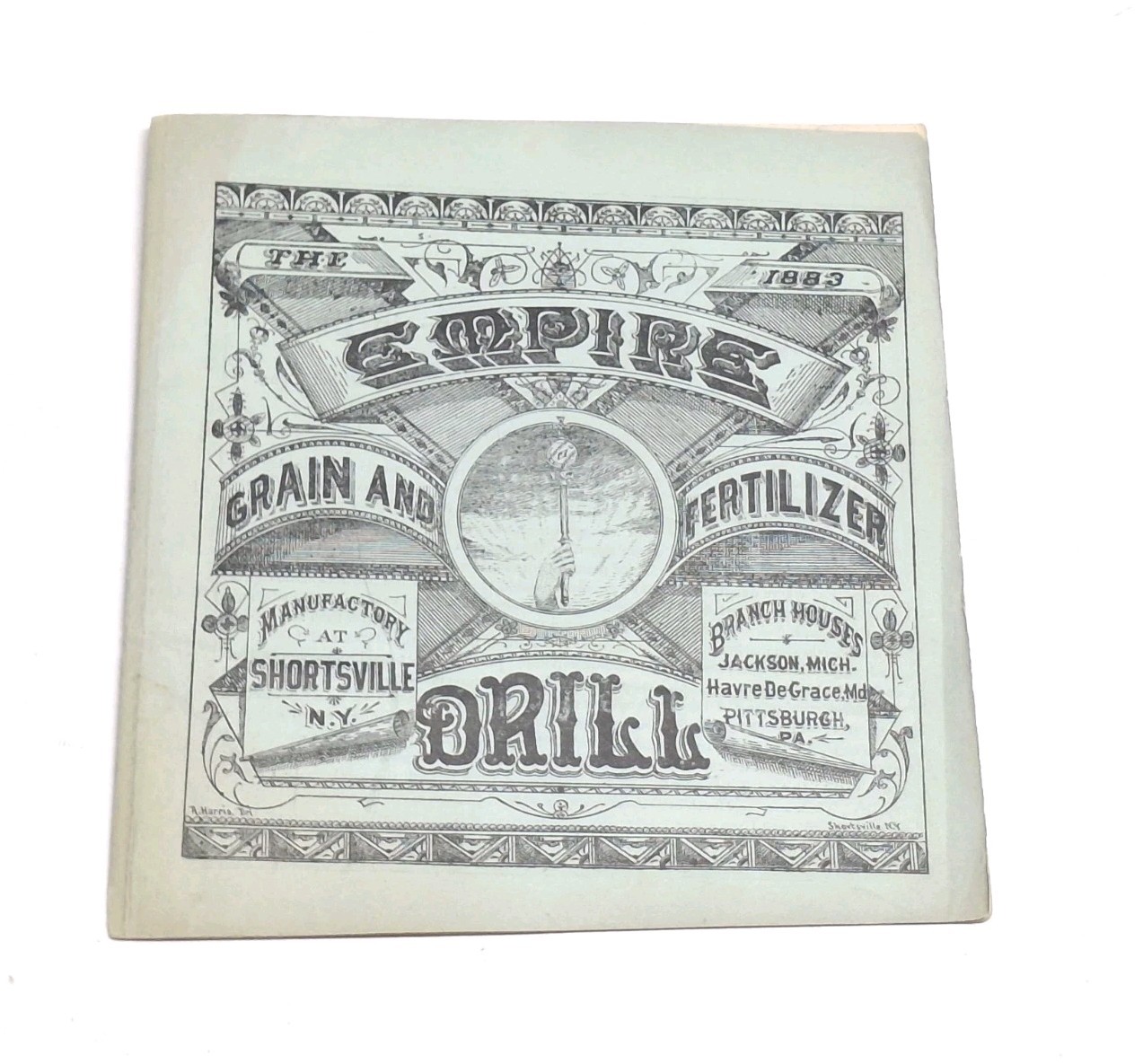 1883 Empire Drill Co Farming & Fertilizing Booklet Catalog Shortsville NY