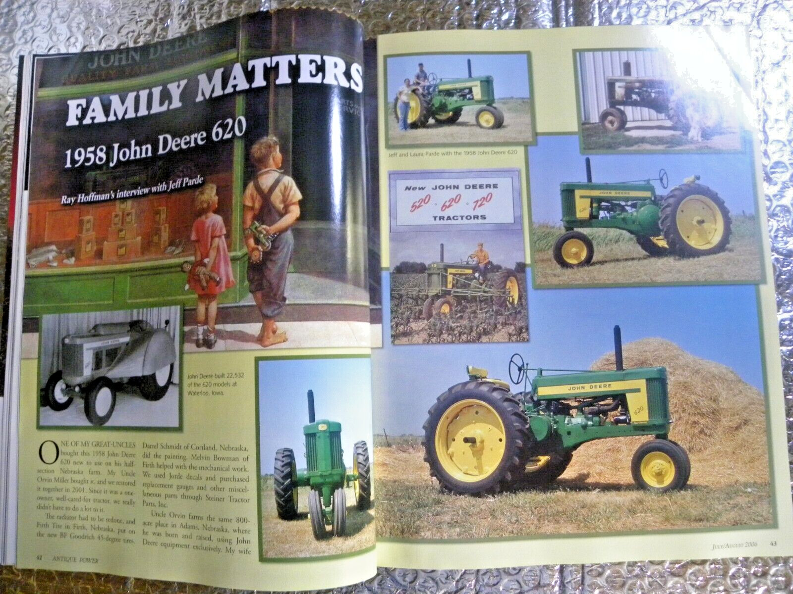 ANTIQUE POWER Magazine July August 2006 1915 Ford Tractor FREE SHIPPING