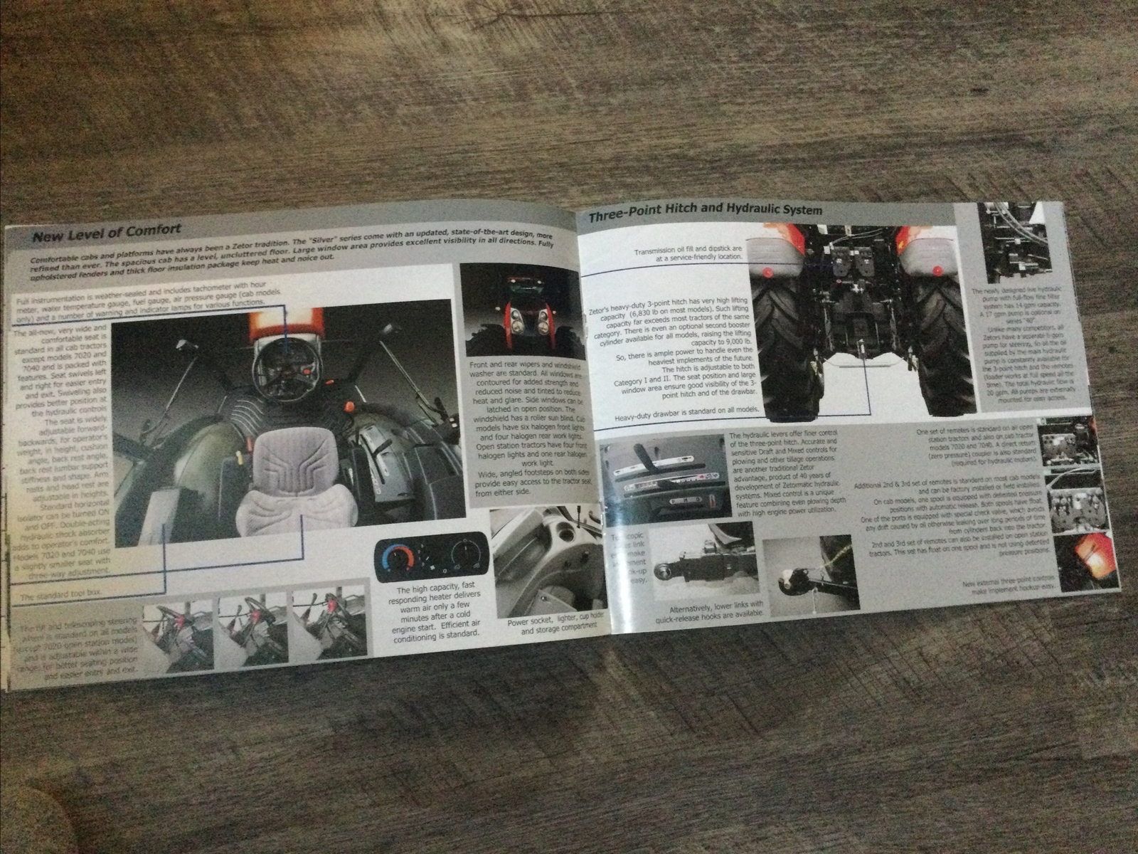 Zetor Silver Series Tractors Brochure