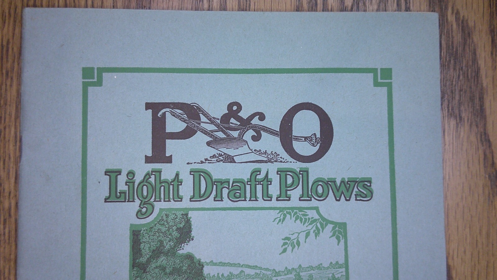 antique Advertising product booklet Parlin & Orendorff (P&O) Plow Canton, Ill 6B