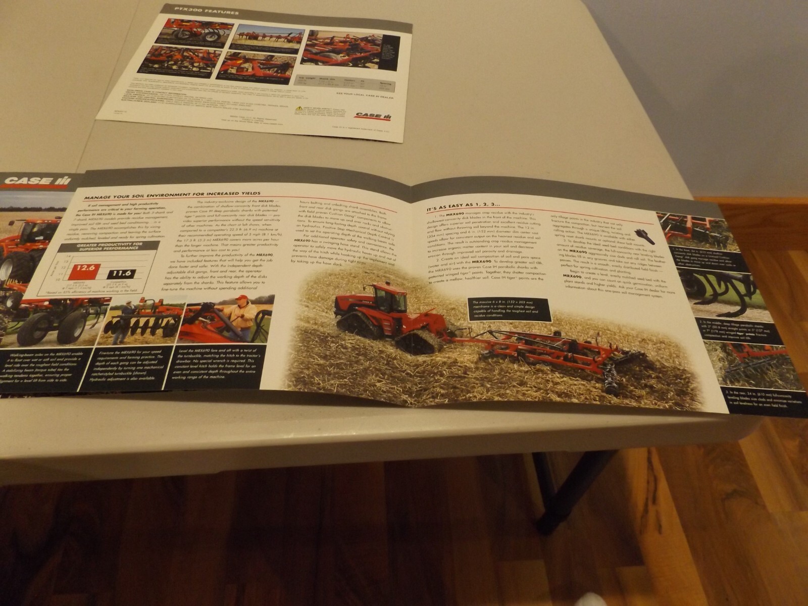 3-pc. CASE-IH TILLAGE EQUIPMENT, LIT #AE533112, AE-536112, AE-47109R, 2002