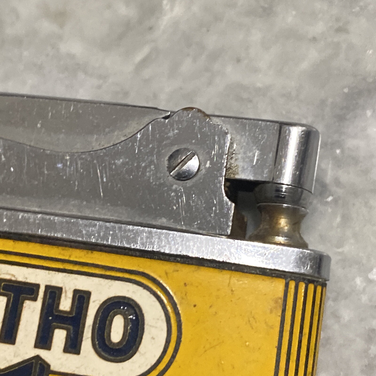 Vintage ORTHO CHEVRON FERTILIZERS PESTICIDES ADVERTISING LIGHTER Brother Lite
