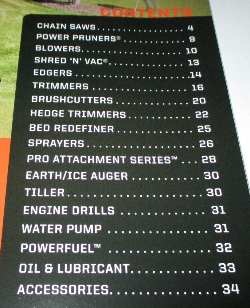 *Echo 2016 Full Line Sales Catalog Manual Brochure Chain Saws Blowers Trimmers&&