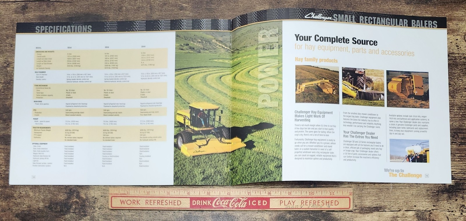 AGCO Challenger Rectangular Balers LB & SB Series Agricultural Brochure 2005