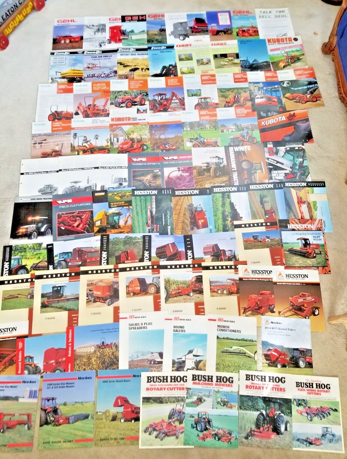 10 Pounds Of Tractor and Implement Brochures/Spec Sheets – 150+ 1980&rsquo;s and Up