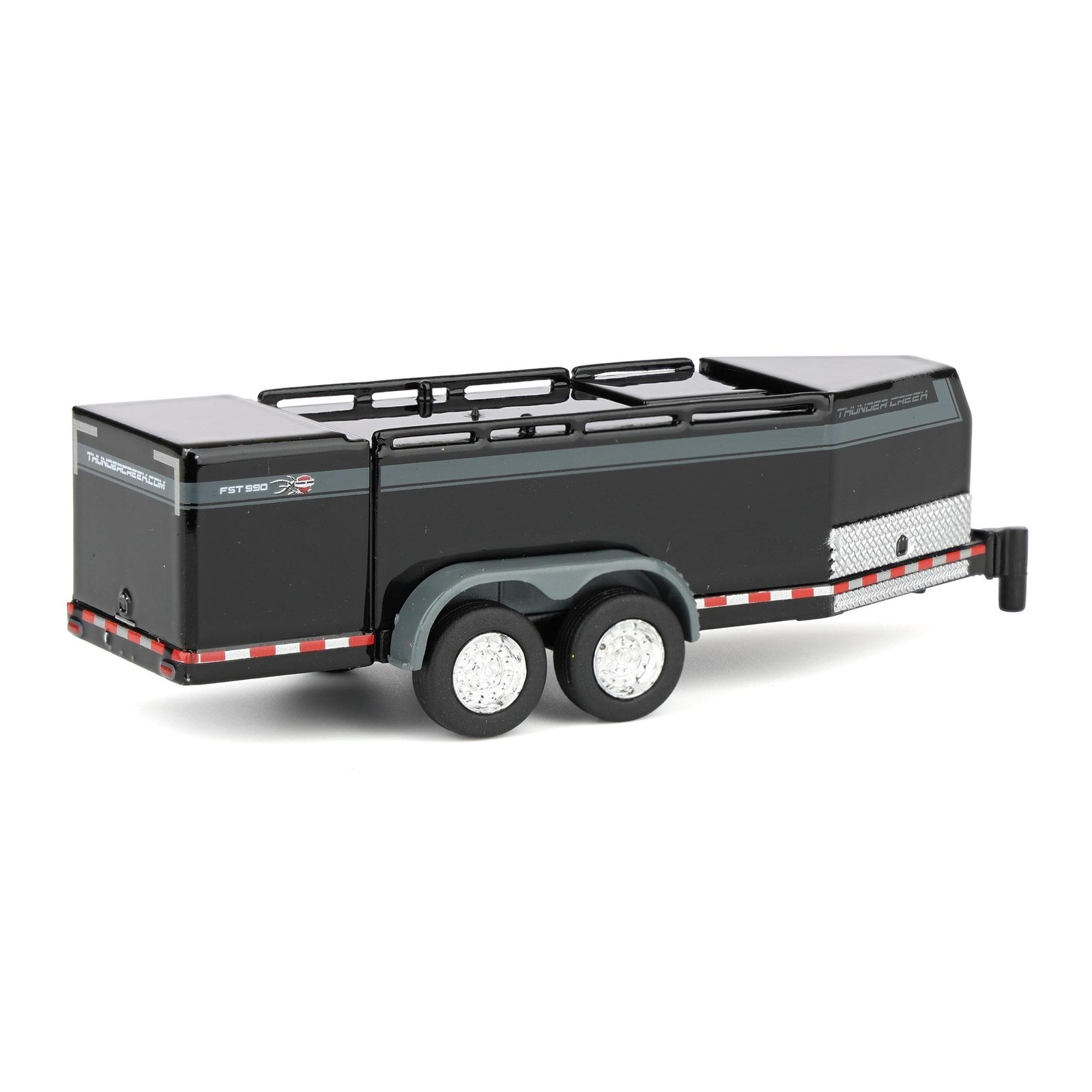 1/64 Thunder Creek FST990 Tandem Axle Fuel Trailer, Black, TCM601