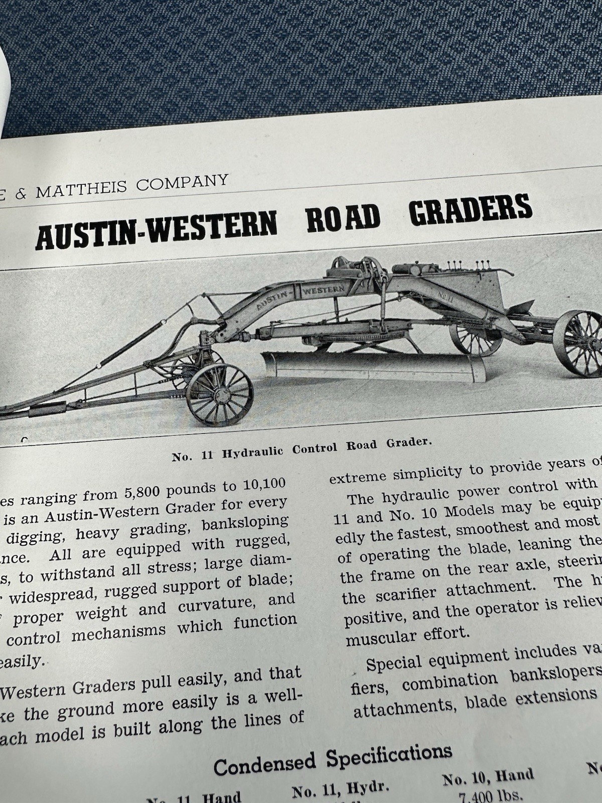 Hedge & Matheis Beautiful 1946 Equipment Catalog
