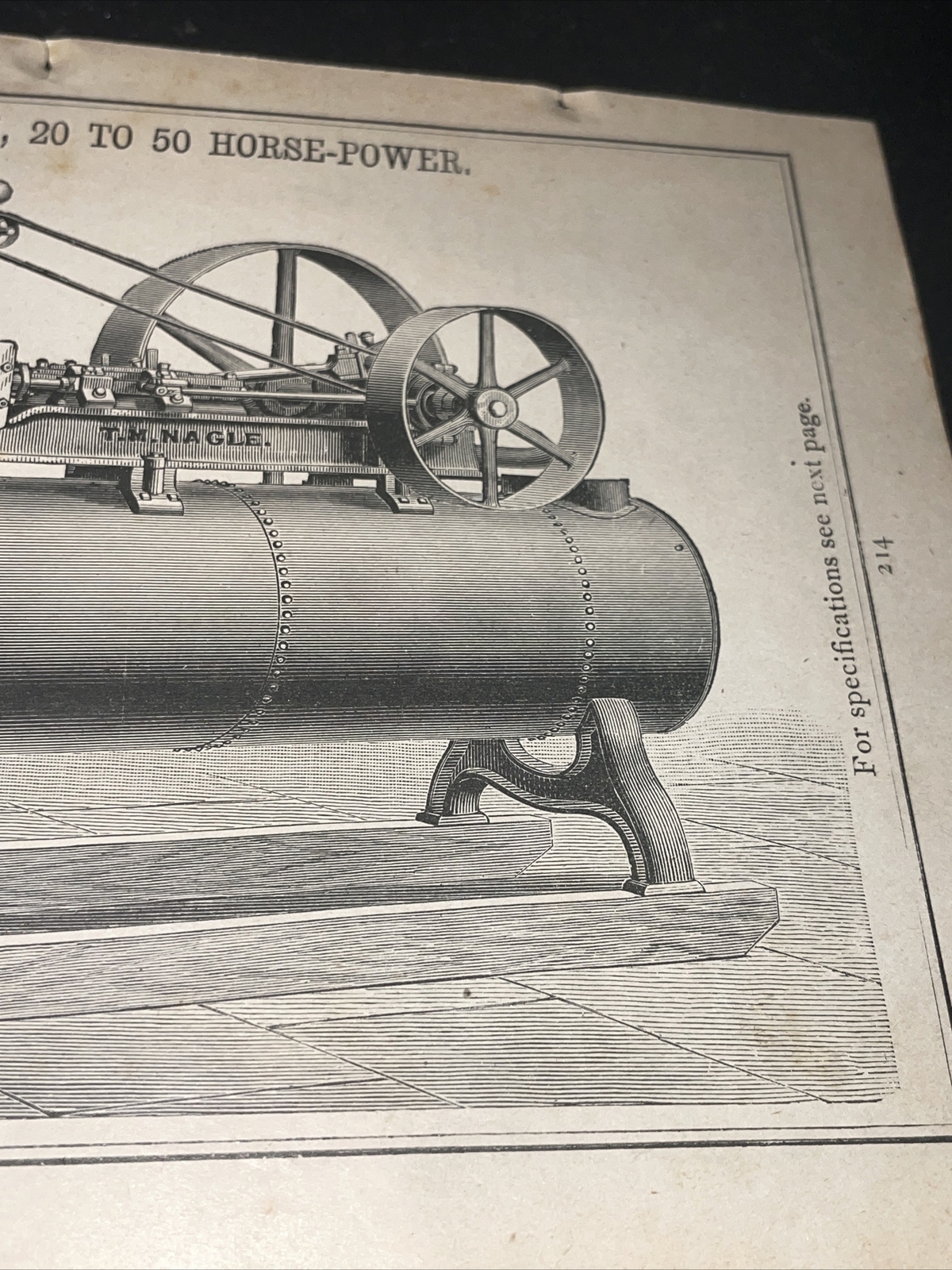 1891 Baldwin – Nagle Engine – Farm Advertising – New Orleans