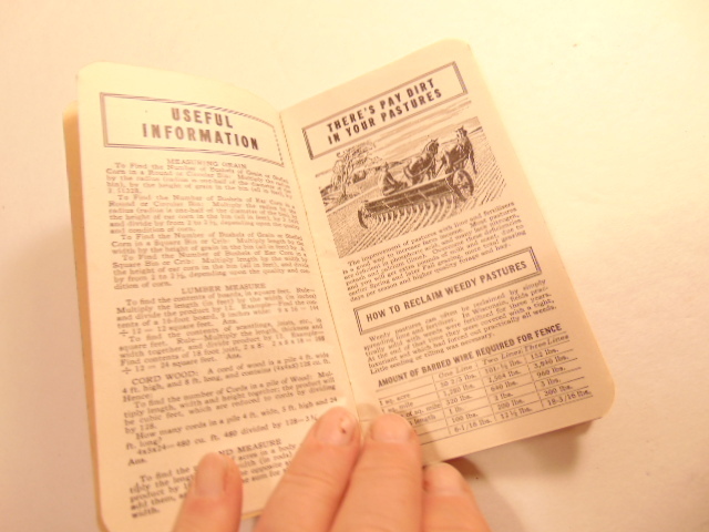 1948-1948 promotional notebook for Armour Fertilizers