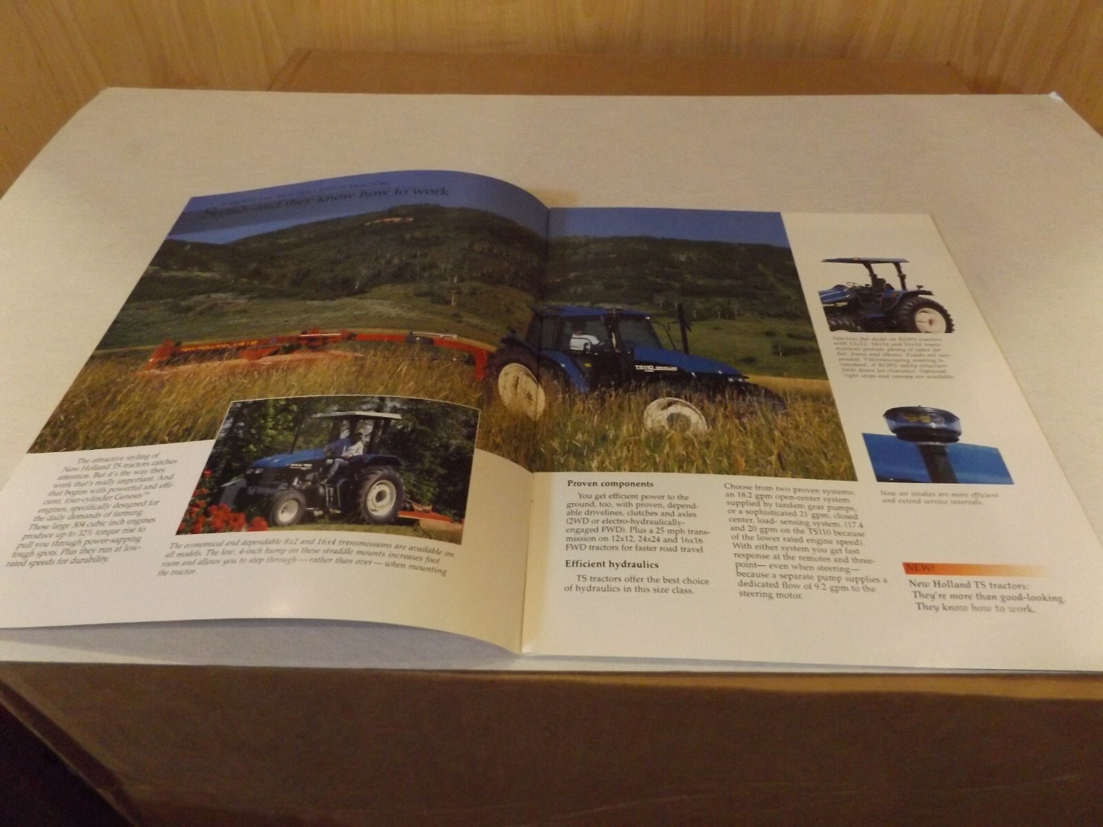 1997 NH TS TRACTORS TS90, TS100, TS110. LIT # 31009030
