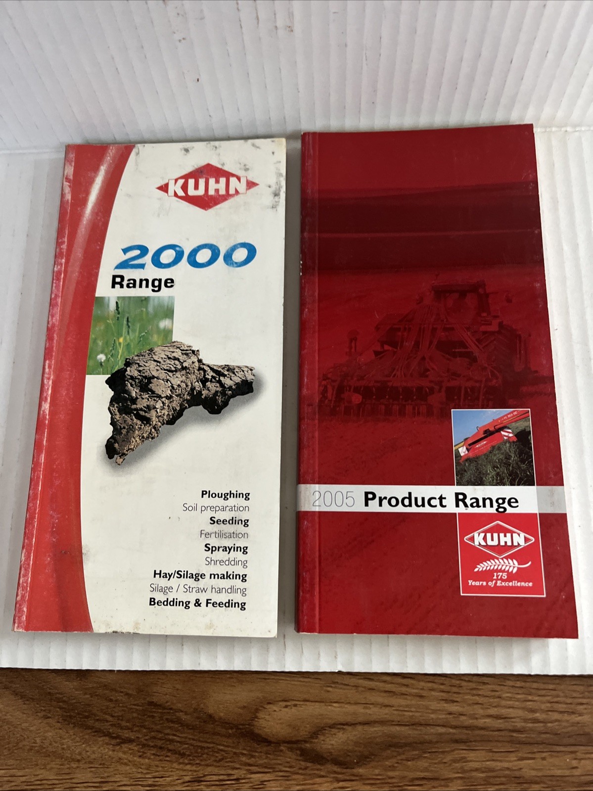Kuhn Farm Machinery Sales Brochures 2000 And 2005