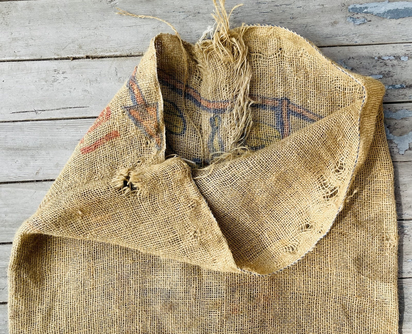 LADY LIBERTY BRAND POTATOES BURLAP BAG U.S. NO. 1 RUSTIC 100 LBS SAN JACINTO, CA