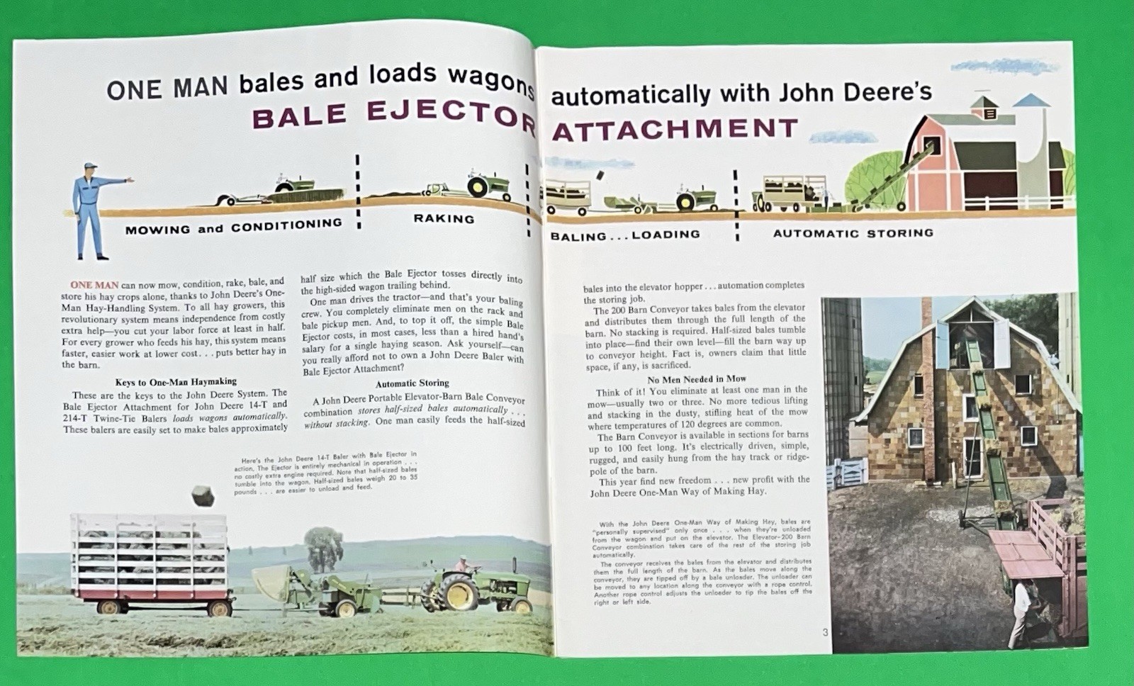 John Deere 14-T Baler For 1960 Brochure FCCA25