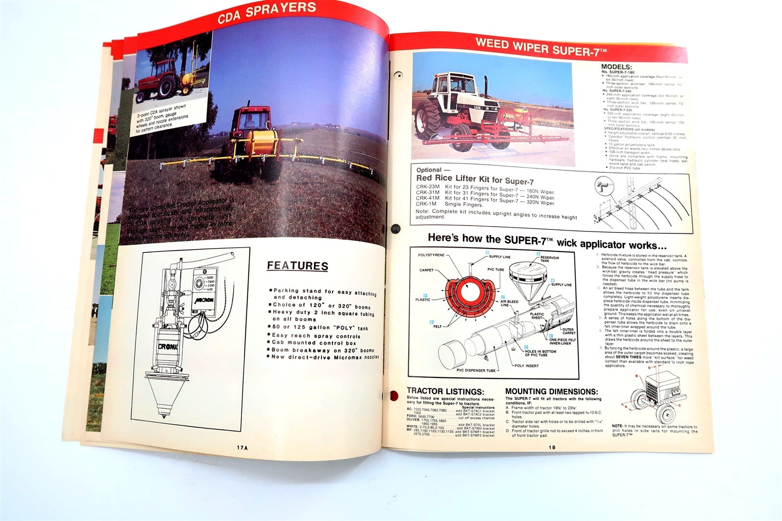 Vintage 1983 Century Sprayer Catalog Dealer Brochure 40 Pages in Color