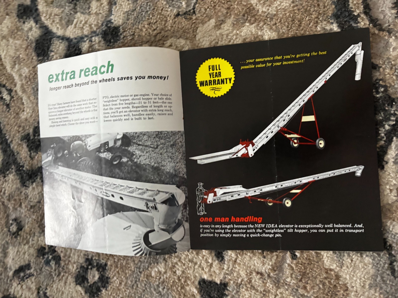 New Idea Multi-purpose Elevator For 1971 Brochure DCPA26