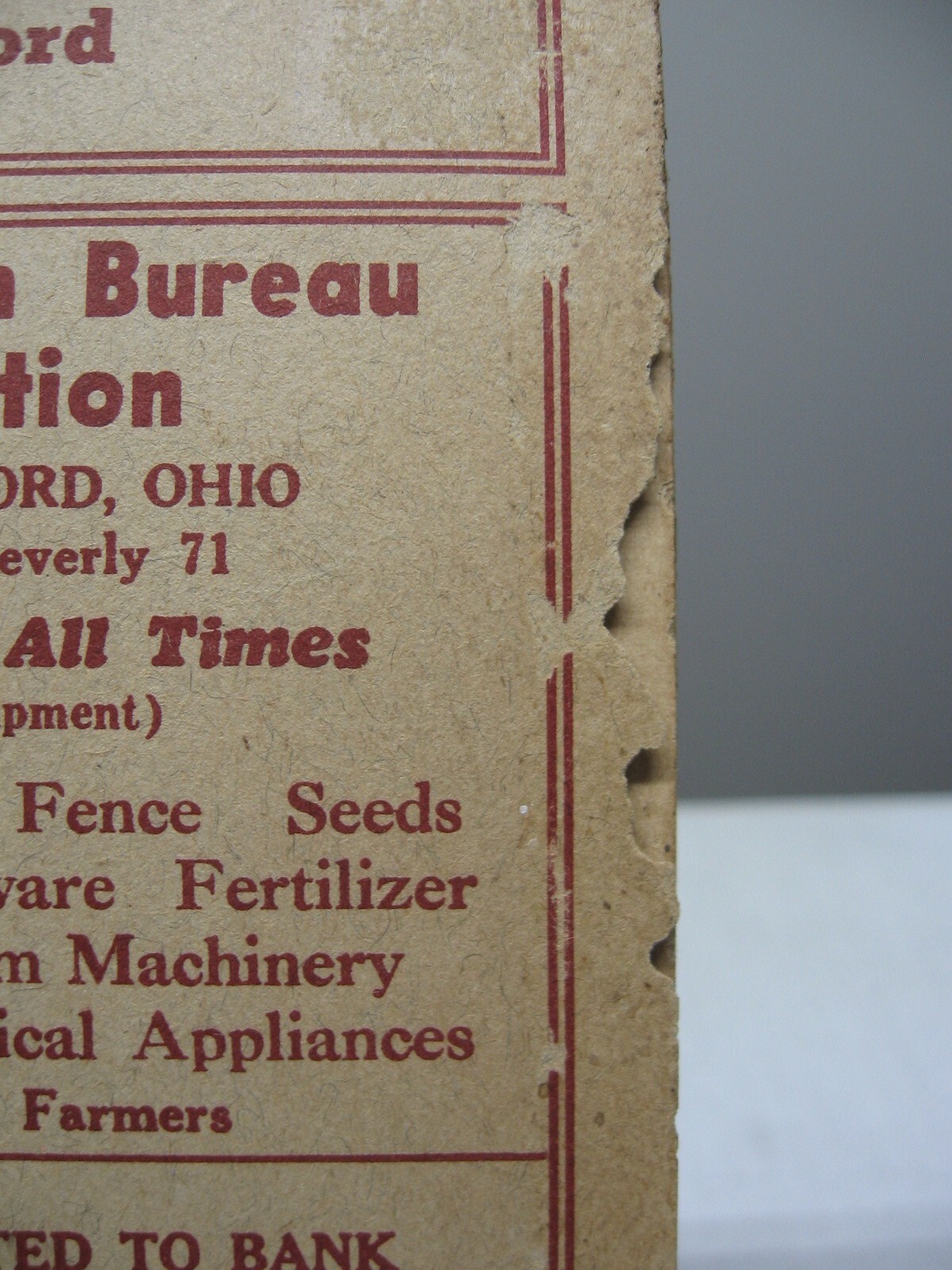 1953 Washington County Ohio Farm Account Book & Income Tax Record