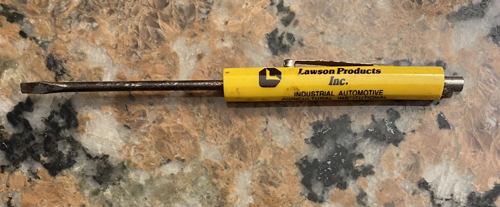 Lawson Products Inc.Industrial Automotive Agricultural Flat Head Screwdriver.