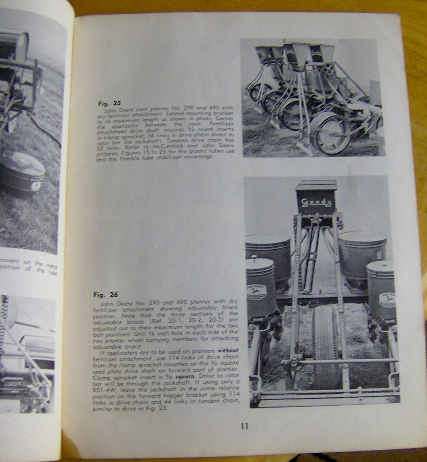 vintage 1960s GANDY 901 Granual Chemical Crop Applicator FARM EQUIPMENT farming