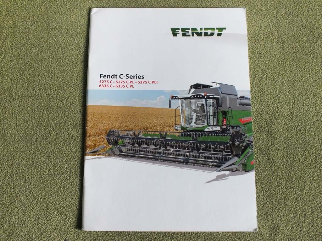 FENDT C-Series Grain Combine Argicultural Farm Equipment Brochure 2015